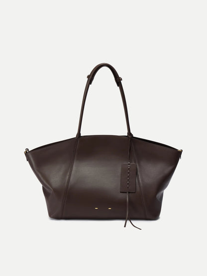 Convertible Tote Bag Large In Dutch Calfskin And Suede