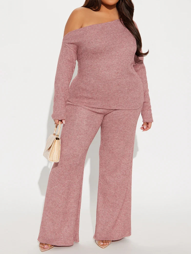 Strapless Knitted Suit