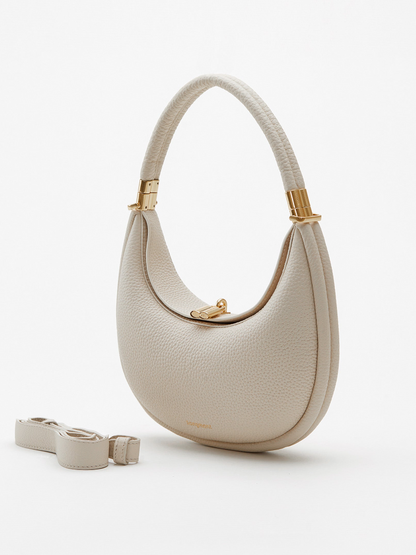 Solid Color Multiple Back Method Crescent Bag