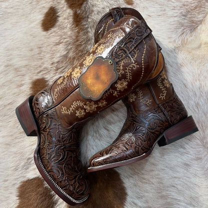 Embroidered Martin Boots Retro Western Cowboy Boots