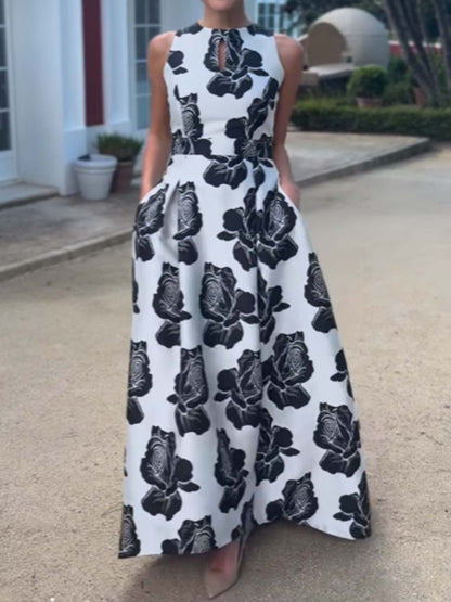 Elegant Floral Dress Dress