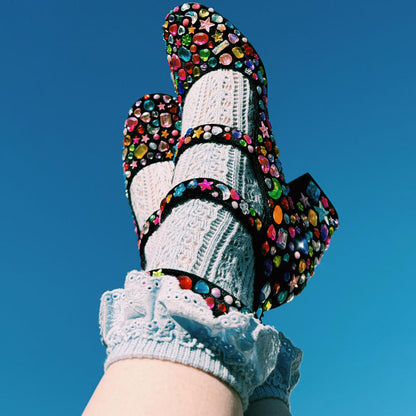 Thick-Heeled Mary Jane Shoes