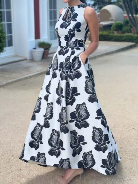 Elegant Floral Dress Dress