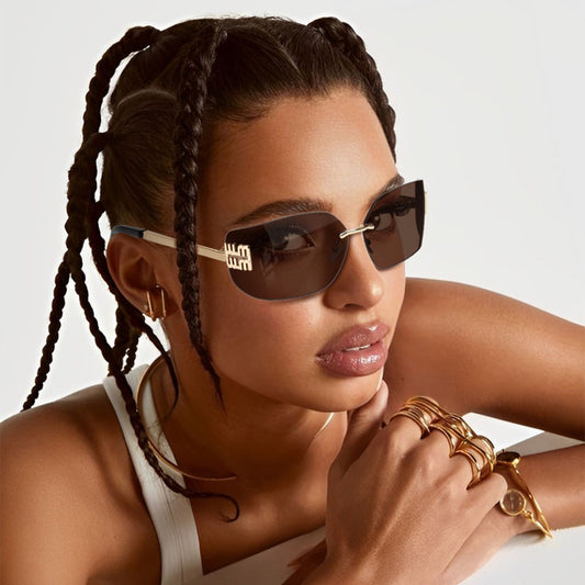 Fashion Wrap Around Frame Sunglasses