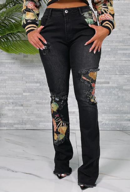 Black Stretch Jeans