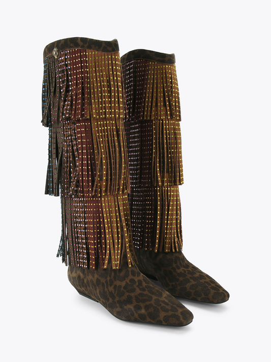Tassel High Boots
