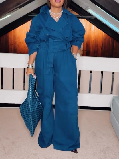 Navy Blue Tooling Modeling Suit