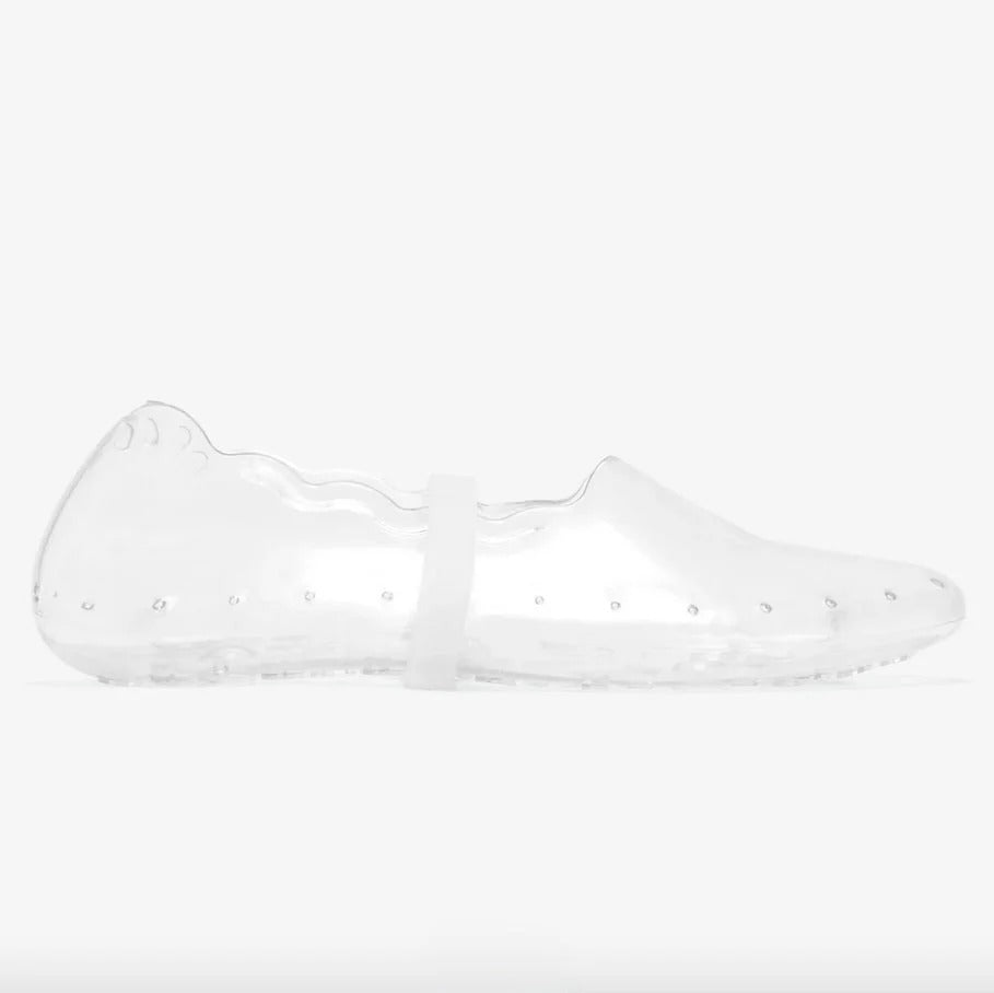 Silver Stars Transparent Shoes