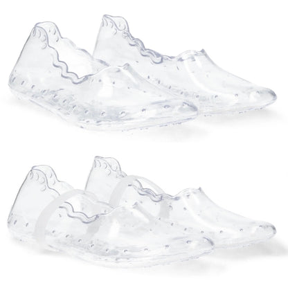 Silver Stars Transparent Shoes
